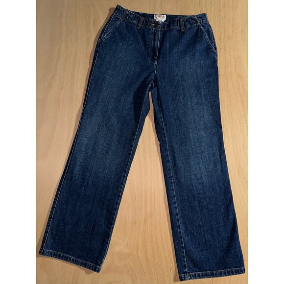 Talbots Jeans Size 8P (26x28) Medium Wash Straight Leg Stretch Vintage READ - Picture 5 of 8